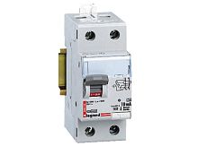Дифференциальный автоматический выключатель АВДТ DX3 1 полюс+N, 16А, Тип AC, х-ка C, 30мА | код. 411002 |  Legrand 